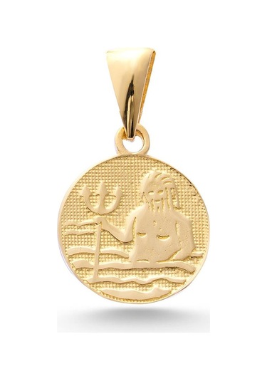 Sefa Gold 14 Ayar Altın Kova Burcu Kolye Ucu