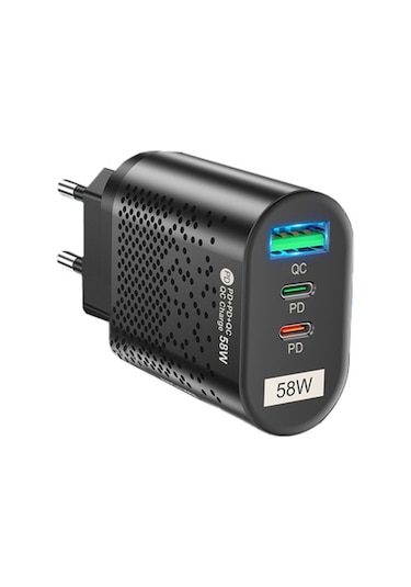 Uslion Pd 58w Usb + Type-c Hızlı Şarj Başlığı