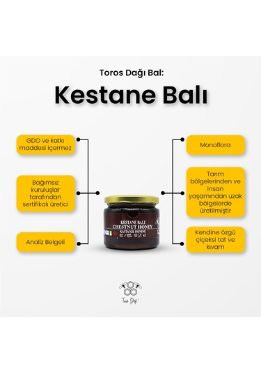 Toros Dağı Kestane Balı 400 G