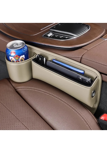 Dashanshop Evrensel Araç Koltuğu Arası Organizer 2 Adet Siyah Çok Fonksiyonlu Saklama