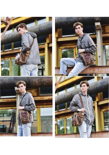 Arion D8001 Omuz Çantası - Kahverengi