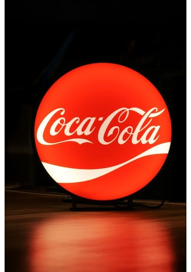 Coca Cola Tasarımlı Dekoratif Aydınlatma Gece Lambası Çok Renkli