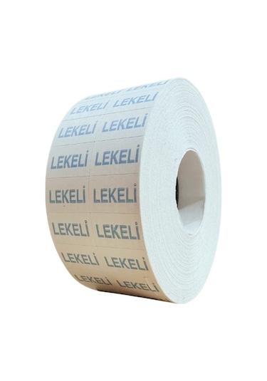 Örenler Plastik Defolu Lekeli Tamir Etiketi 5.000'li Rulo Lekeli Standart
