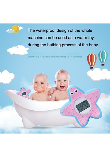 Sones Mty-805 Karikatür Çocuk Elektronik Su Termometresi Pembe