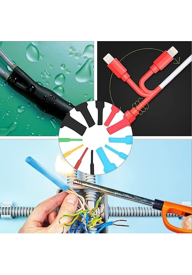 Kenpazar 560 Parça Set Isıyla Daralan Makaron Kablo Koruyucu Kılıf