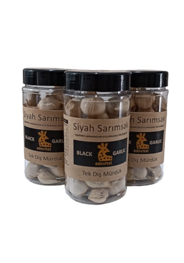 Edovital Siyah Sarımsak Tek Diş Mürdük 3 x 150 G