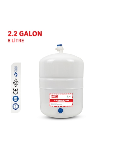 Su Arıtma Cihazı İçin Su Tankı Deposu 2.2 Galon 8 Litre Tank
