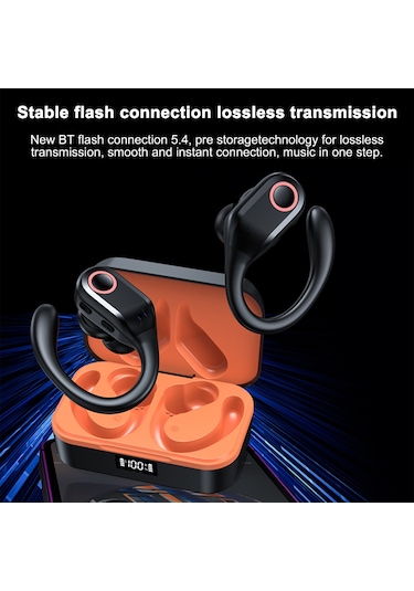 Geeroyoo Bluetooth 5.4 Kulak Kancalı Kablosuz Kulak İçi Kulaklık