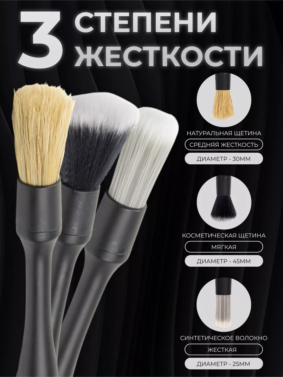 Shark Detailing Araç Detaylı Temizlik Fırçaları Ve Çocuklar Fırçaları 167709258