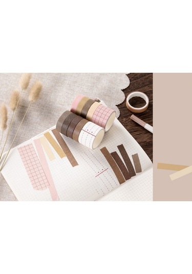 Xindoker Japon Kağıdından 2 Metre Bant, 10'lu Paket, Hafif Ve Kullanışlı Tasarım