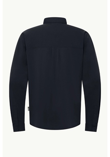 Jack Wolfskin Sierra Canyon Ls Erkek Gömlek Lacivert