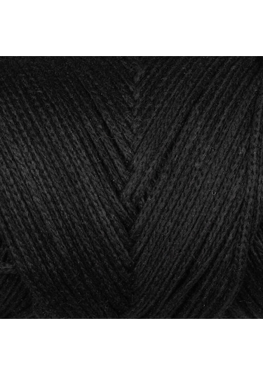 Premium Makrome Ipi 3mm 200gr 120m Örgü Ipi - Siyah