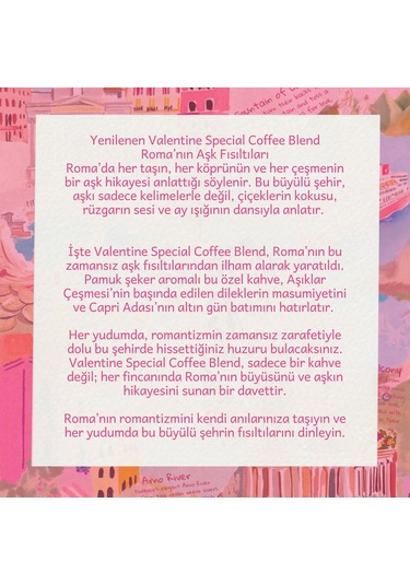 Mim And More Valentine Coffee Blend Pamuk Şeker Aromalı Filtre Kahve 2025'li