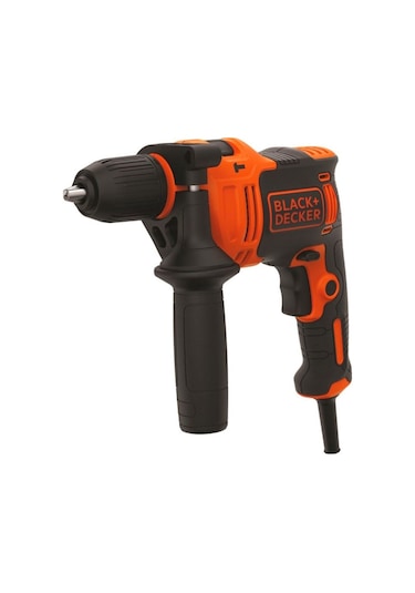 Black+Decker BEH710-QS 13 MM 710W Darbeli Matkap + Anahtarsız Mandren 4 Parça Set