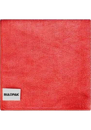 Rulopak Mikrofiber Bez Kırmızı 20'li Paket