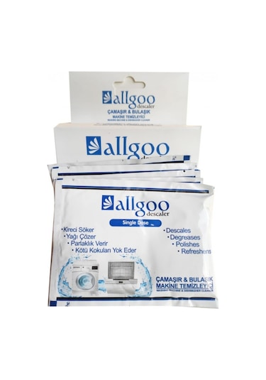 Vestel Regal Uyumlu Allgoo Çamaşir Bulaşik Makinesi Temizleyici 5'Li Pak - 428192563