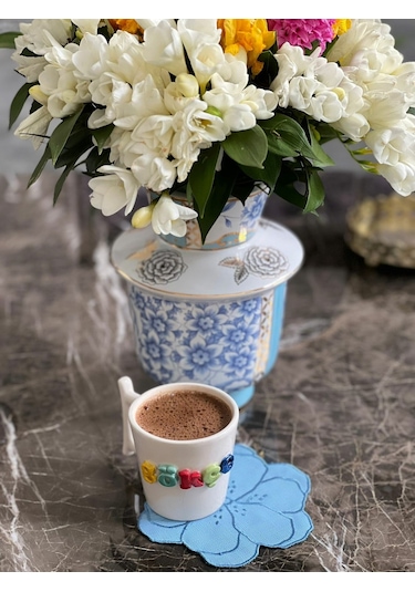 200ml Kişiye Özel İsimli Kupa Altlığı İle