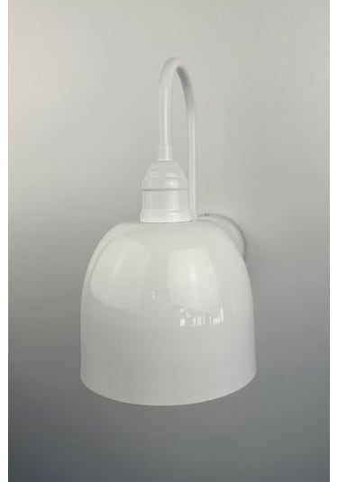 Nolvo Beyaz Renk Aplik Tekli Duvar Lambası Salon Koridor Restoran Dekoratif Aplikleri Beyaz