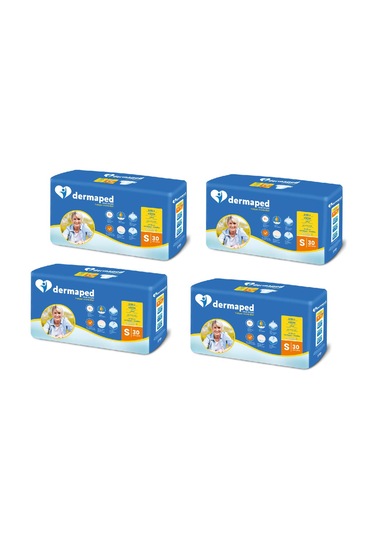 Dermaped Yetişkin Hasta Bezi Bel Bantlı S Beden 4x30 120 Adet