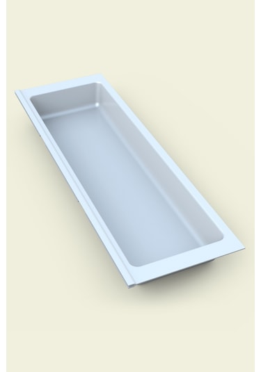 Mutfak Çekmece Içi Kaşıklık 94cm X 48cm Yanlar Ve Boydan 4cm Kesilebilir, Beyaz Beyaz