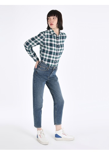 Colins 891 Maya Slim Fit Normal Bel Daralan Paça Mavi Kadın Pantolon Cl1065436 001 Colins 891 Maya Slim Fit Normal Bel Daralan Paça Mavi Kadın Pantolon Cl1065436 001