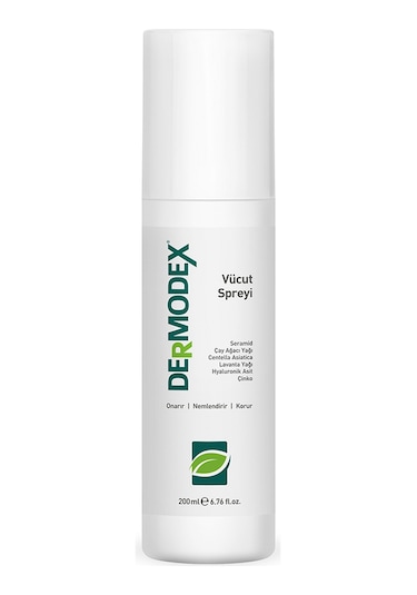 Dermodex Vücut Spreyi 200ml Akne, Uyuz, , Bit Çay Ağacı Yağı, Salisilik Asit, Centelle