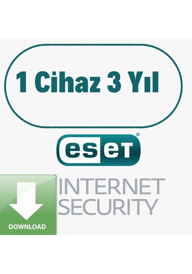 Eset Internet Security 1 Cihaz 3 Yıl - Dijital Kod
