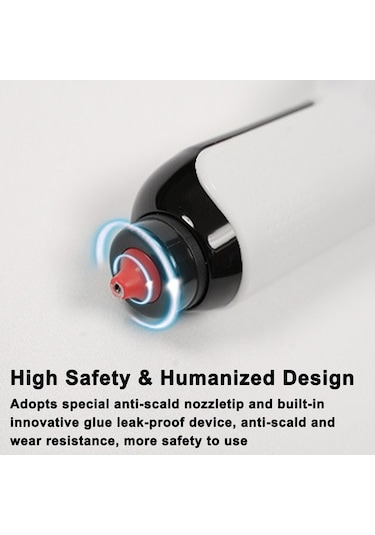 Pazly Portatif Kablosuz Lityum Tutkal Makinesi - 7mm Tutkal Çubuğu Aplikatörü - Elektrikli Sıcak Tutkal