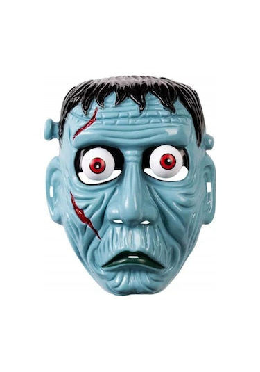 Frankenstein Temalı Sallanan Oynar Gözlü Maske