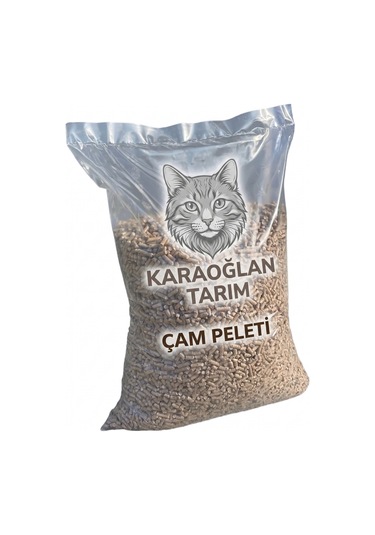 %100 Doğal Çam Peleti Kedi Kumu 10 Kg