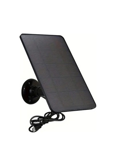 Besthome1 Dream011 Beyaz 360 Ayarlanabilir Düşük Voltaj Güvenlik Kamerası, Kapı Zilleri Ve Gözetim İçin Solar Panel