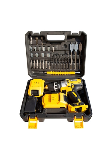 Steiner XR 58 V 5Ah Darbeli Li-ion Çift Akülü Şarjlı Vidalama Matkap + 30 Parça  Pro Usta Set