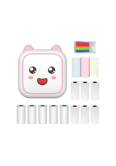 Çok Fonksiyonlu Taşınabilir P-8 Mini Termal Yazıcı