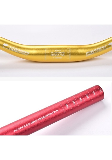 Artfulabode Tekerleği Kırmızı Gidon Düz Direksiyon Bisiklet Bisiklet Bisiklet Alüminyum Alaşım 700mm 31.8mm Kz Kırmızı