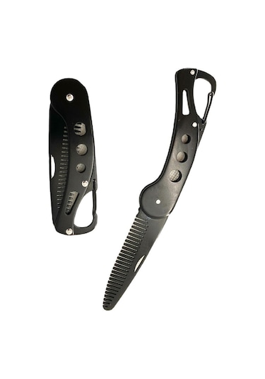 Homyl Katlanır Sakal Tarağı Paslanmaz Çelik Taşınabilir Cep Saç Tarağı