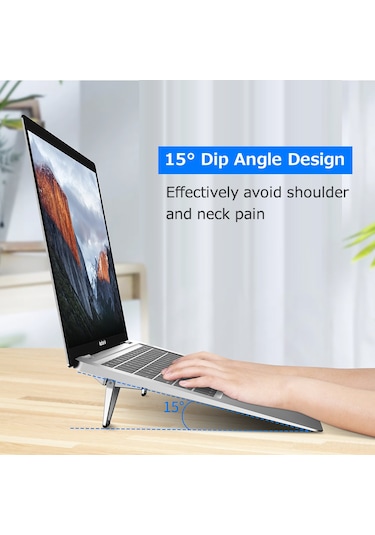 Maiyame Zinc Alloy Tablet Ve Laptop Çiftli Katlanabilir Standı - Yük Dayanımı Güçlü Ve Soğutma İyileştirici