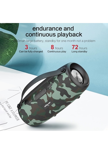 Teltree Kırmızı Zealot S34 10w Bt 5.0 Hoparlörü - Ipx5 Su Geçirmez, Tws Stereo, Hifi Ses, Aux/usb/tf Kart Desteği, 5-6 Saat Çalma Süresi