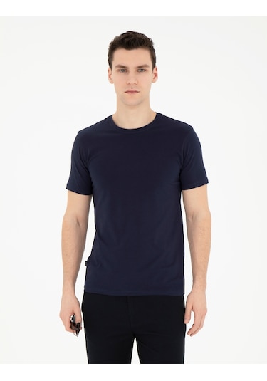 Pierre Cardin Erkek Lacivertvert Tişört Basic 50280751-Vr033 Lacivert