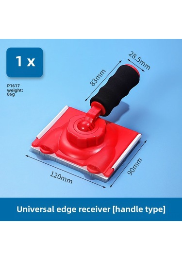 Reedark El Tipi Lateks Boya Kenar Düzeltici - Köşe Ve Kenar İçin植绒sünger Fırça, Ev Dekorasyonu Ve Dıy Projeleri İçin Dayanıklı Araç 1 Adet