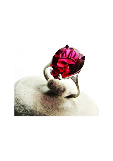 Gümüş Damla Taşlı Kadın Yüzük