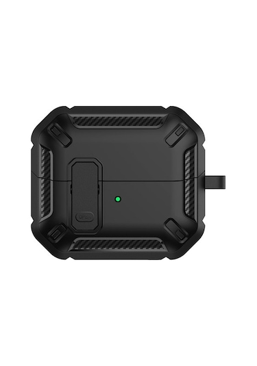 Youmex Samsung Galaxy Buds3/buds3 Pro İçin Tpu+pc Koruyucu Kılıf, Şarj Kutusu防滴 Kapak - Siyah Siyah