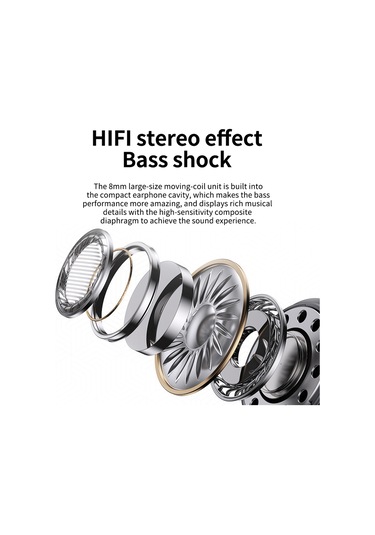 Jeemson Pink Tm90 Bluetooth 5.3 Kulak İçi Kulaklık, 13mm Hoparlör, 5 Saat Müzik Süresi, Enerji Verimli, Pil Göstergeli, Transparan Şarj Kutusu