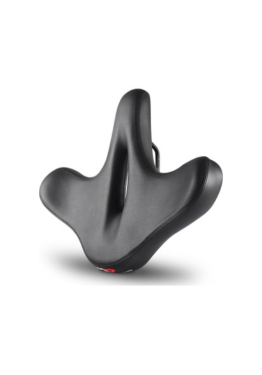 Jeemson Geniş Ve Konforlu Bisiklet Sele - Şok Emici Tasarım, Dağ Ve Şehir Bisikletleri İçin Siyah