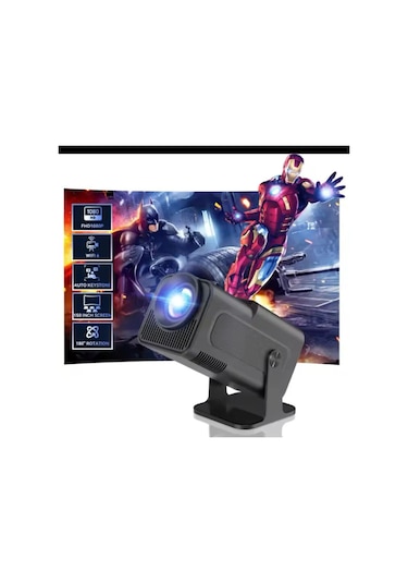 Wearfitpro HCS350 PRO Taşınabilir Projektör Full Hd 1080p 4k Projeksiyon Oyun Cihazı