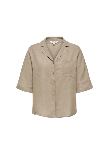 Onltokyo Lıfe Ss Lınen Bl Shırt Pnt Noos Kahverengi Renk