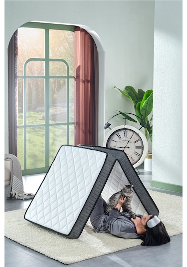 Ultra Deluxe Gri Katlanır & Misafir & Yer Yatağı Ölçü Seçenekli