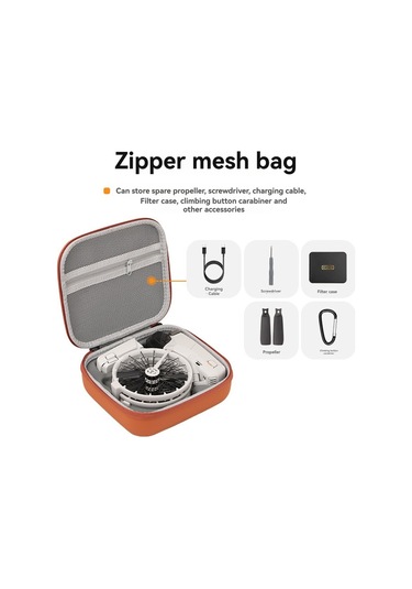 Soulader Drone Çantası Taşınabilir Drone Aksesuarları Saklama Kutusu Kumanda Koruma Çantası Seyahat Flip Kapaklı