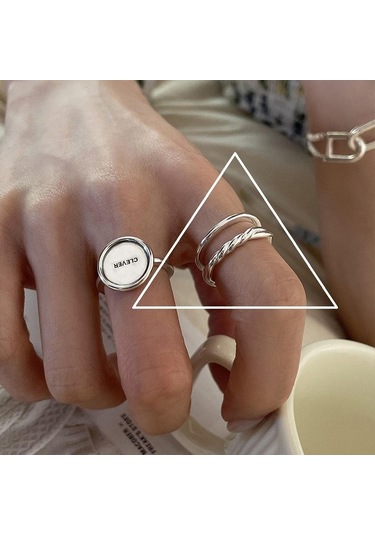 Happy Smile Face Love Wear Combination Ring, Color: J2907 Çok Renkli