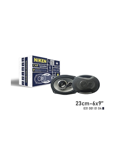 Niken Araç Hoparlörü Kolon Oval 23 Cm 6,9inc 2adet Niken