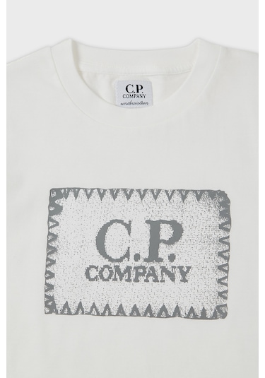 C.p. Company Çocuk T Shirt 10ckts054 005792w 103 Beyaz C.p. Company Çocuk T Shirt 10ckts054 005792w 103 Beyaz